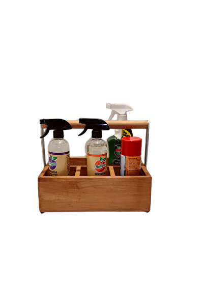ack ahşap 4-Piece Organizer Kitchen Bathroom
