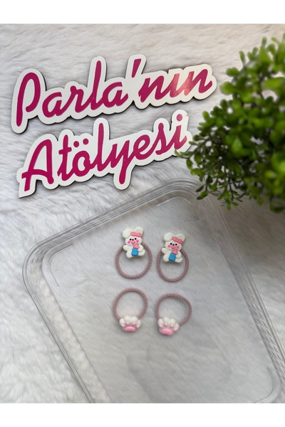 SOFT Set od 4 Sanrio gumica za kosu za devojčice i bebe