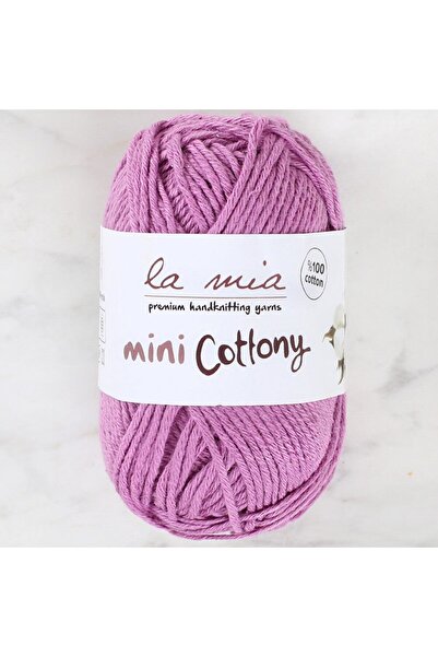 Leyaton خيط حياكة يدوي للأطفال من لا ميا ميني كوتوني 25 جرام باللون الأرجواني...