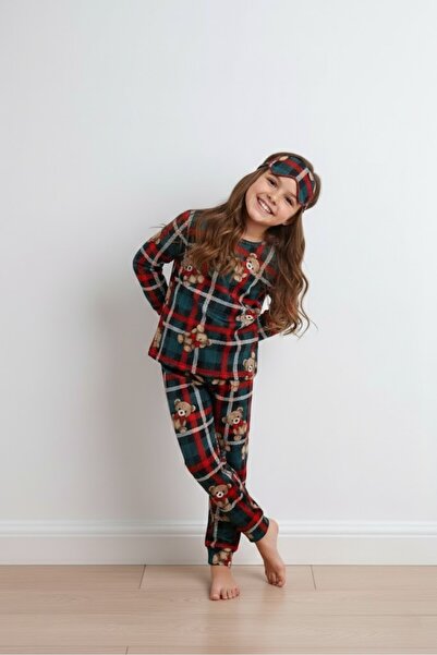 FURYATEX Set de pijamale pentru copii, supradimensionat, cu mâneci lungi și m...