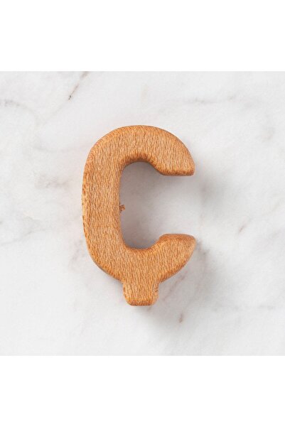 Lunaev Hobby Baby Organic Wooden Letter - Ç