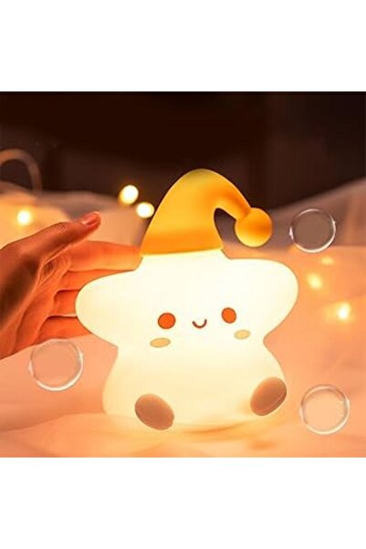 Greathings Pufnasto LED noćno svetlo sa zvezdastom figurom – Mekane teksture ...