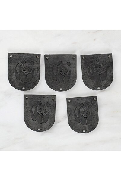 Twin Store أرمّا جلدية مزينة بالأشكال الحرفية 5 قطع - 1515