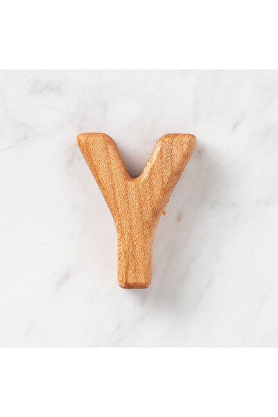 Leyaton Hobi Baby Organic Wooden Letter - Y Lwlhm-Ytrs345