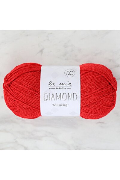 Leyaton خيط الحياكة اليدوي باللون الأحمر من لا ميا دايموند - L004 - 33723 LWL...