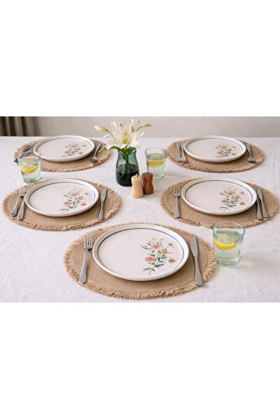 Keramika Hitit 25 cm Serving Plate 6 Pieces