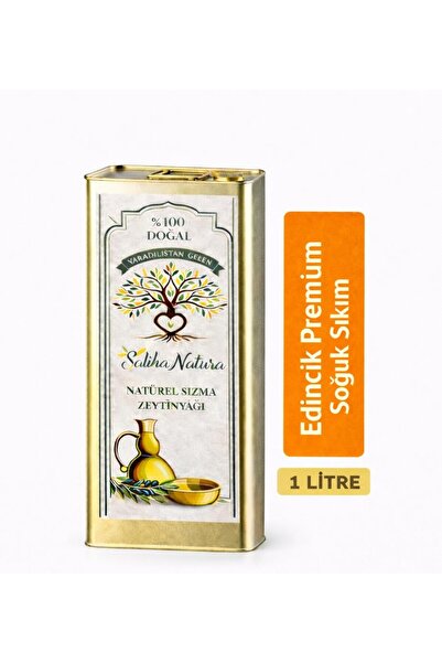 ZEYTİN Saliha Natura Premium Edincik Soğuk Sıkım Natürel Sızma Zeytinyağı ( 1...