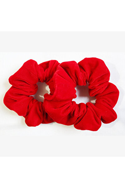 Donna Liberta 2 Piece Velvet Red Rubber Buckle Large Size Buckle004