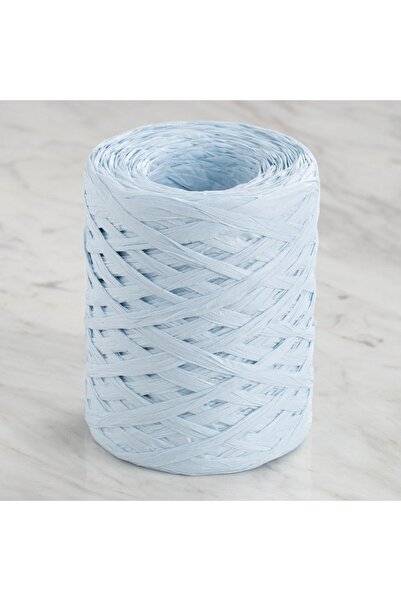 Leyaton خيط ورقي أزرق فاتح من لورين ناتشورال رافيا 90 جرام - 27 LWLHM-YTRS345