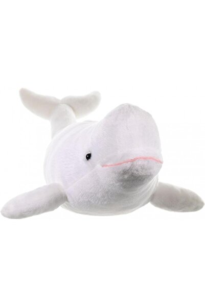 mavi su dünyası Peluş Beluga Balığı 45 Cm Wıld Republıc Ck Serisi