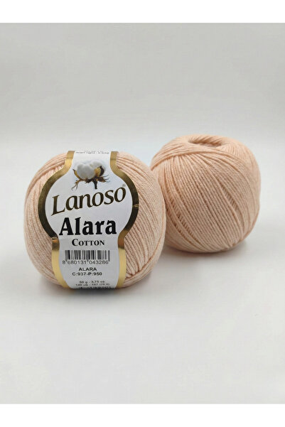 Lanoso Alara Cotton 50 Gr. Amigurumi, Punch, Bebek Örgü İpi Renk Kodu:937