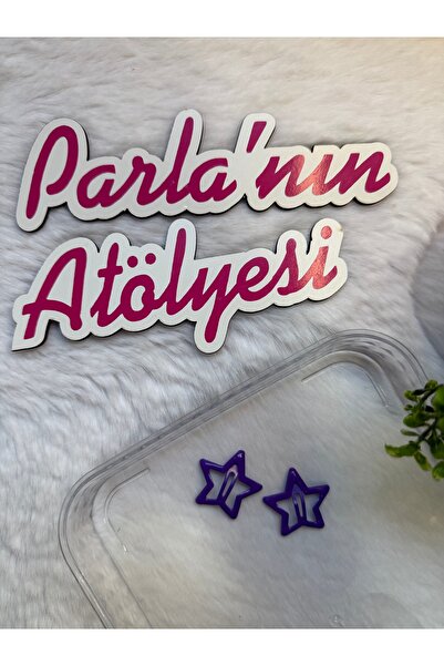 SOFT 2-пара нічних блискучих зірочок у вигляді корейської застібки-кнопки