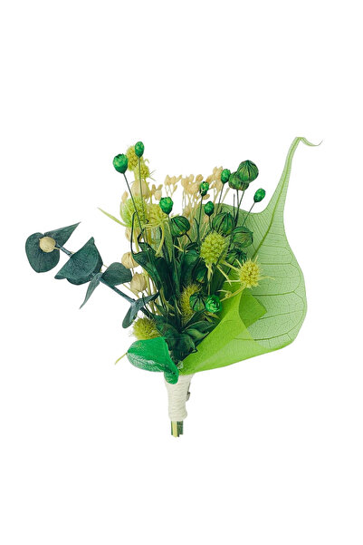 Eventissimi Cocarda/ flori pentru piept, din Flori Naturale Uscate si eucalip...