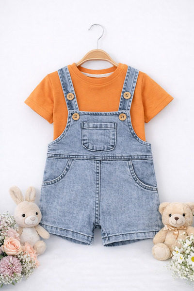 ASİLA Kot Salopet Yazlık Erkek Takım