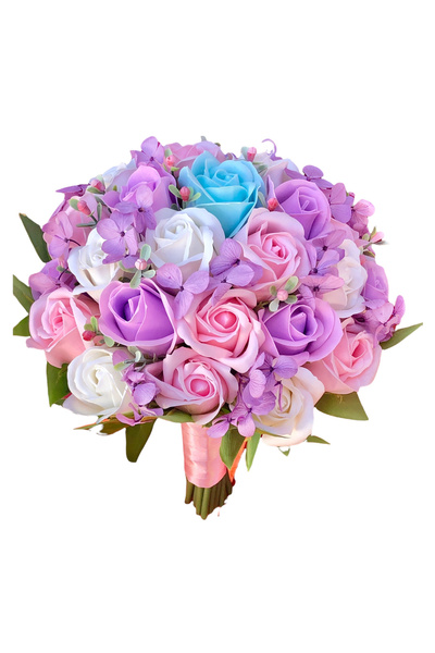 Eventissimi Buchet mare personalizabil cu trandafiri, plante decorative si ho...