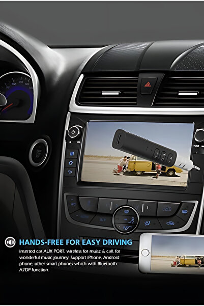Go-Des مستقبل بلوتوث للسيارات - صوت + مكالمات Bluetooth Receiver for Car & Speakers - Audio & Calls