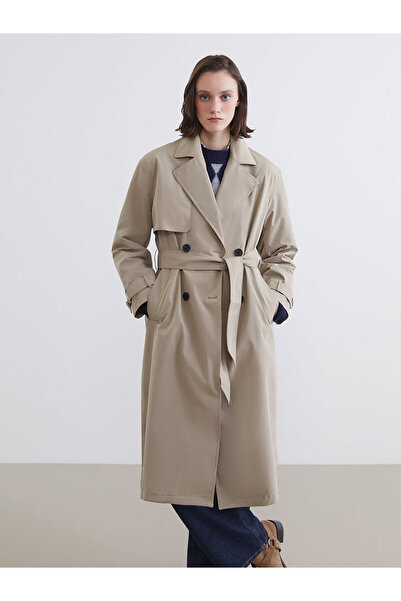 LC Waikiki Trenci de damă Hilfa New Season cu guler dublu