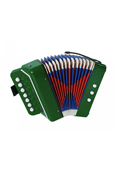 Krista Children's toy accordion, musical instrument without batteries, green