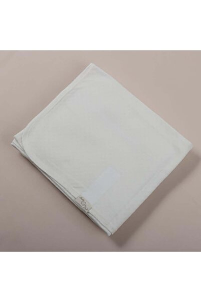 Generic مهاد مواليد بيبي دول قطن سادة مقاس 95x85 سم - أبيض