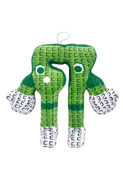 OEM Jucărie de pluș Six Seven (67), 24 x 22 cm, pluș moale, verde