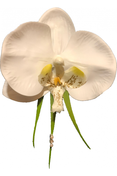 Eventissimi Cocarda Orhidee - Strasuri, Alb