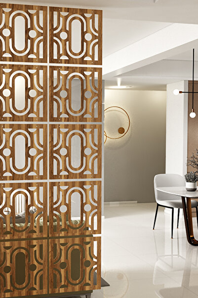 kayasan ahşap Kayasan ® Lazer Kesim Sarkıt Paravan, Ahşap Seperatör, Oda Ayır...