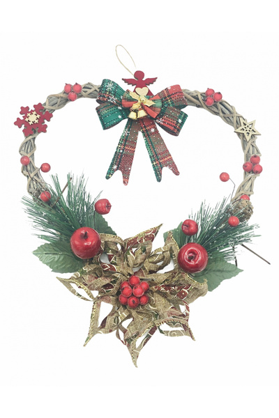 Eventissimi Coronita Craciun Eventissimi, 37 cm, Inima