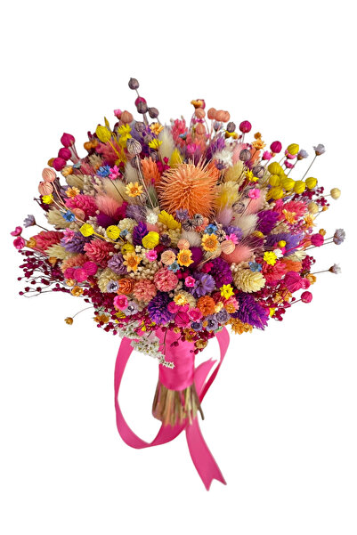 Eventissimi Buchet decorativ, plante uscate, multicolor