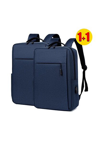Zen Store 2 PC BLUE Laptop Backpack 15 16 Inch, Slim Durable Laptop Bag with ...