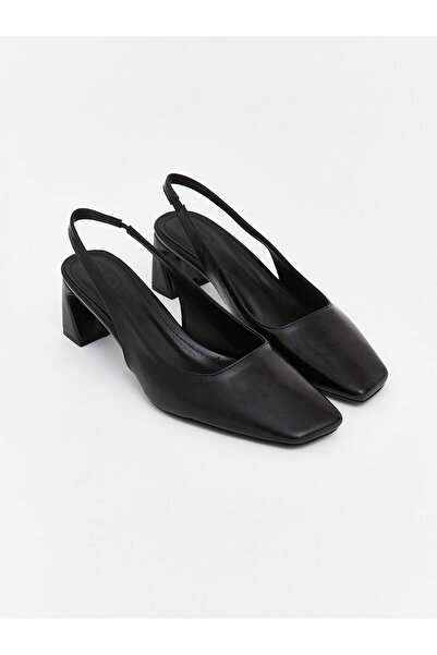 LC Waikiki Peak New Season Blunt Toe Women's Shoes Heeled Shoes