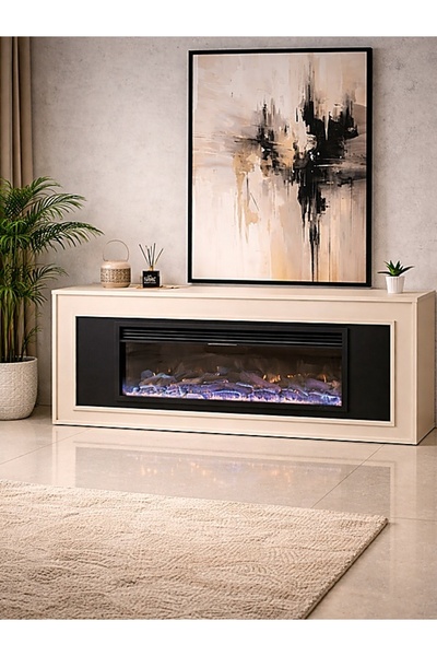 Genrics دفاية ديكور مع شاشة بديل الرخام بريموت