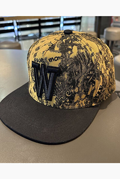 Giraffe Hip Hop Snapback Cap Şapka Siyah Unisex Erkek/Kadın (Arkası Ayarlamalı)