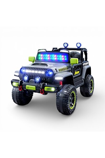 COMPLEX Kids' 4-wheel electric Jeep with remote control - Twin motor ride-on ...