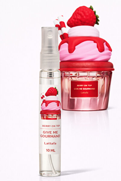lattafa Berry On Top – Unisex Eau de Parfum 10 ml, Sweet Gourmand Aroma