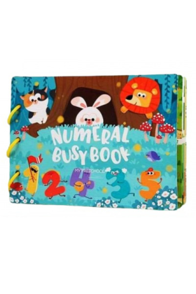Krista Multifunctional educational book Numeral Busy Book 2-6 years