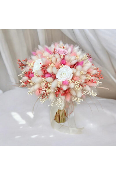 Eventissimi Buchet personalizabil cu trandafiri naturali criogenati si flori ...