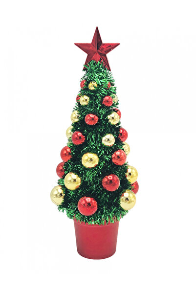 Eventissimi Produs decorativ, Bradut cu Globuri si Steluta, Multicolor