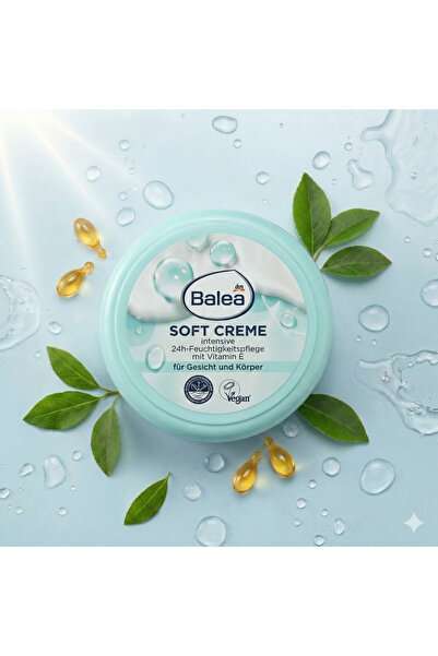 BALEA Soft Creme - 24 Saat Etkili Yoğun Nemlendirici Yüz ve Vücut Bakım Kremi...