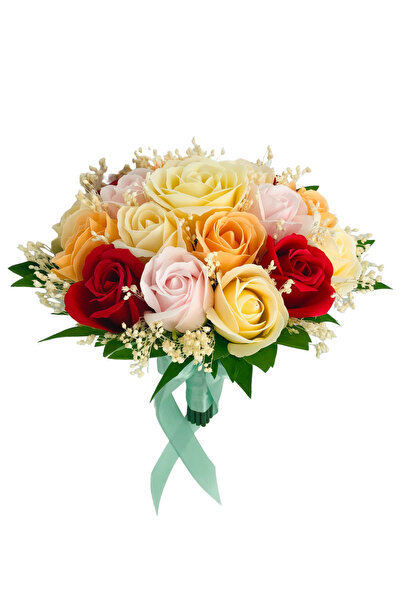 Eventissimi Μεσαίου μεγέθους, προσαρμόσιμη ανθοδέσμη με τριαντάφυλλα και νυφι...