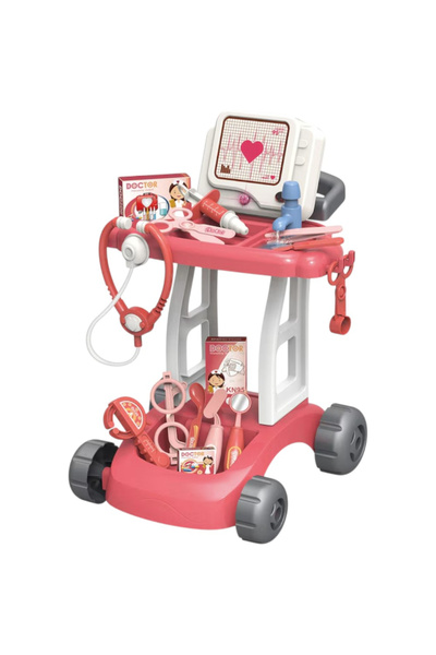 Creative World Toys Jucării Cărucior Doctor Trusă Doctor cu roți - set medica...