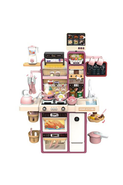 Creative World Toys Little Chef Pink interactive kitchen with water, steam, l...