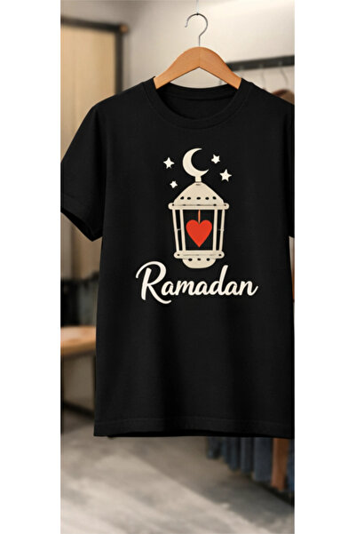 Pink Sky Καλοκαιρινό μπλουζάκι από βαμβάκι με σχέδιο Ramadan Kareem