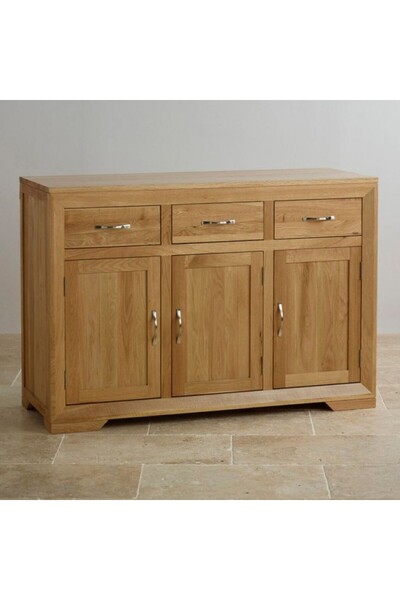 Masifart Tricia Çok Amaçlı Masif Ağaç Çekmeceli Konsol