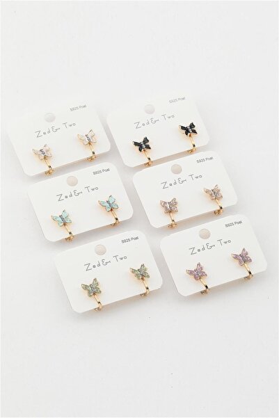 Sweet bunny Kelebek Figürlü Klipsli Küpe – Kaplama | Deliksiz Kulaklar İçin