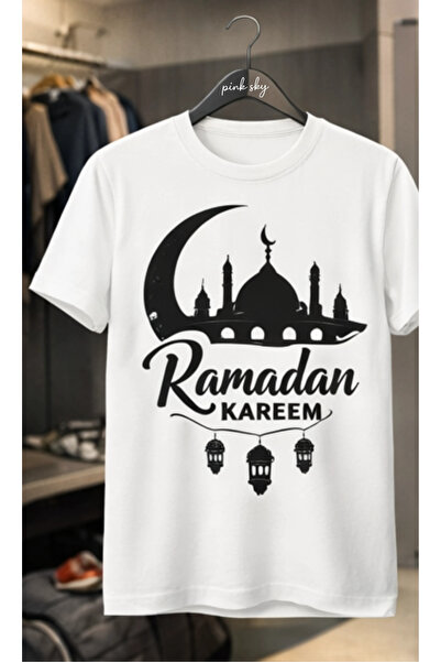 Pink Sky Καλοκαιρινό μπλουζάκι από βαμβάκι με σχέδιο Ramadan Kareem