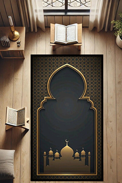 HaLıFoRuM Seccade Namazlık Decorative Soft Surface Machine Washable Foldable ...