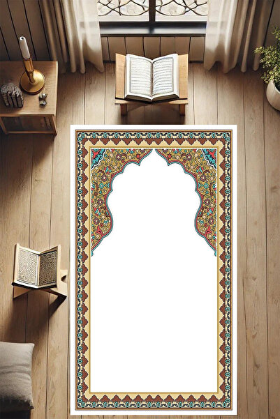 HaLıFoRuM Seccade Namazlık Decorative Soft Surface Machine Washable Foldable ...