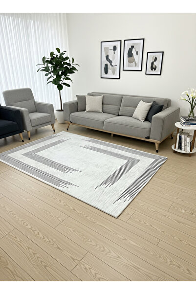 ALLGELSİN Polar Elastic Carpet Cover Soft Textured Washable Protector 4m2 (16...