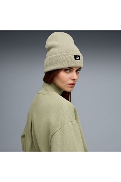 Puma 026400-03 Ess Mid Crown Beanie Kadın Yeşil Bere