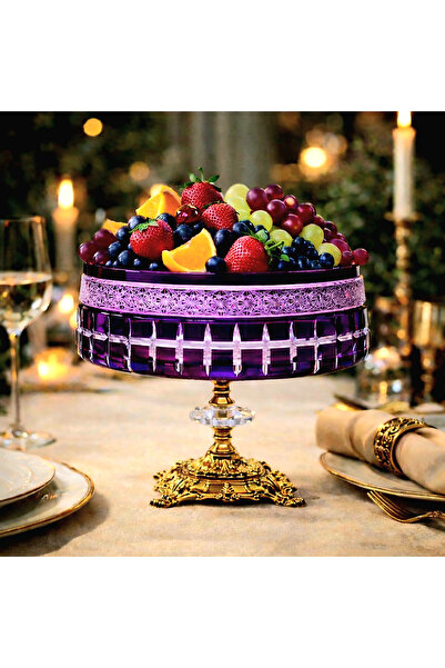 Kristal Market Mercury Large Bowl Eternal Model Cut Crystal Handcrafted